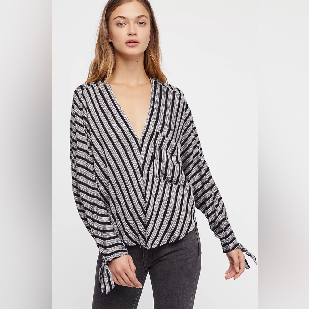 Free People Morning Striped Dolman